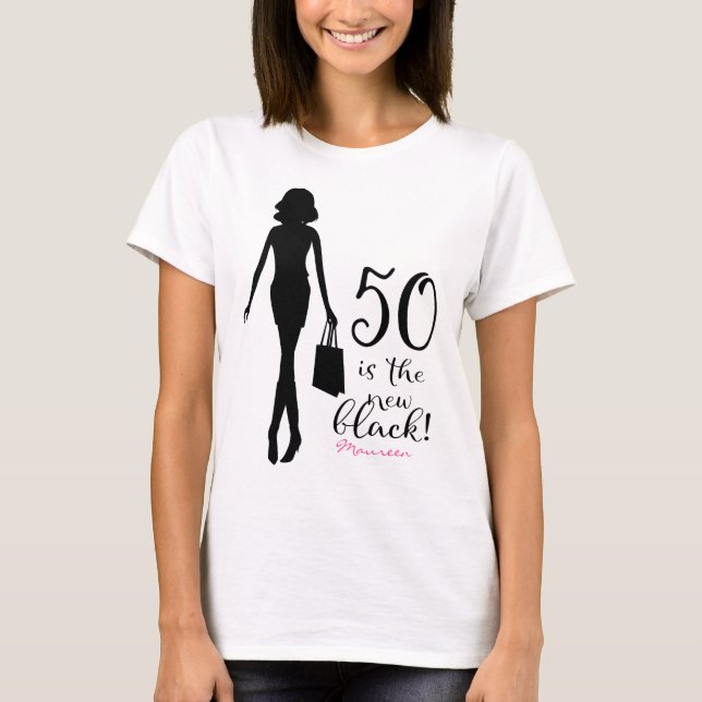 Camiseta Novo 50º aniversário preto (Frente)