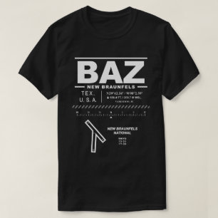 Camiseta Novo Aeroporto Nacional de Braunfels BAZ USAA