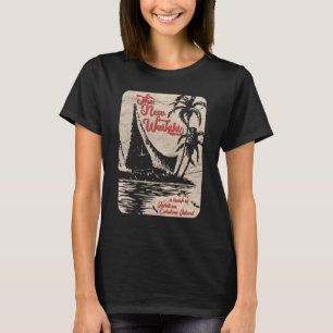 Camiseta Novo Bar Waikiki Tiki Estilo Havaiano Retro 50 Sty