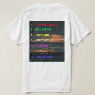 Camiseta NOVO & Chic! T-Shirts de Professores do Elegance E