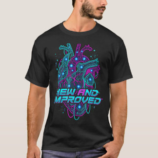 Camiseta Novo Coração Cibernético Melhorado
