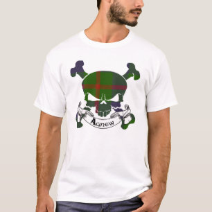 Camiseta Novo crânio de Tartan