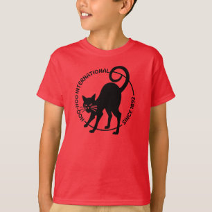 Camiseta Novo Design de Gato Preto