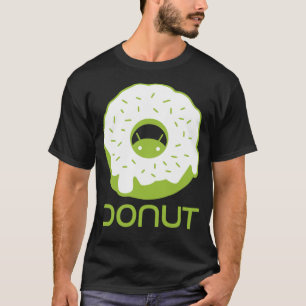 Camiseta Novo Design Droid Rosquinha Melhor assar de padeir