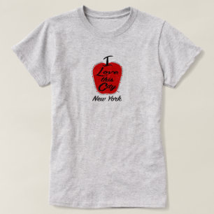 Camiseta Novo Eu Amo Esta Cidade
