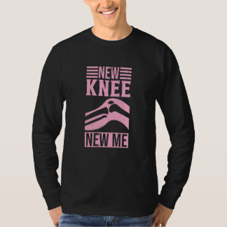 Camiseta Novo Joelho Nova Eu Cirurgia de Substituição do Jo