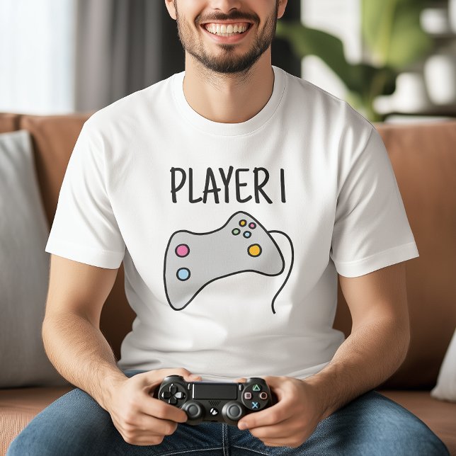 Camiseta Novo Jogador - Vestuário de família correspondente (A great father's day gift for the Gamer in your life!)