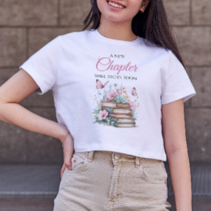 Camiseta Novo Livro de Histórias para Chás de Bebê Mamãe