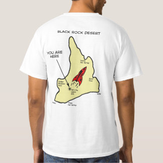 Camiseta Novo Mapa do AeroPAC Black Rock