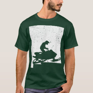 Camiseta Novo Mapa Meico Snowmobile Fazendo Neve Esportiva