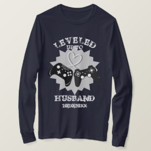 Camiseta Novo Marido Engraçado Jogador Personalizado