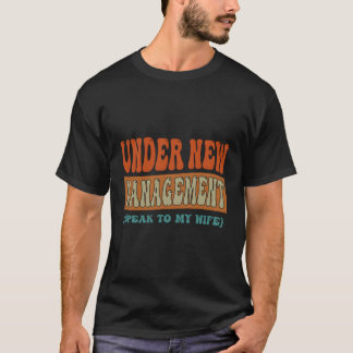 Camiseta Novo Marido Sob Nova Rede De Casamento De Aget