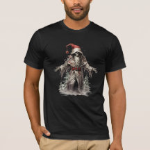 Novo Mensageiro de Natal: Papais noeis Skeleton T-