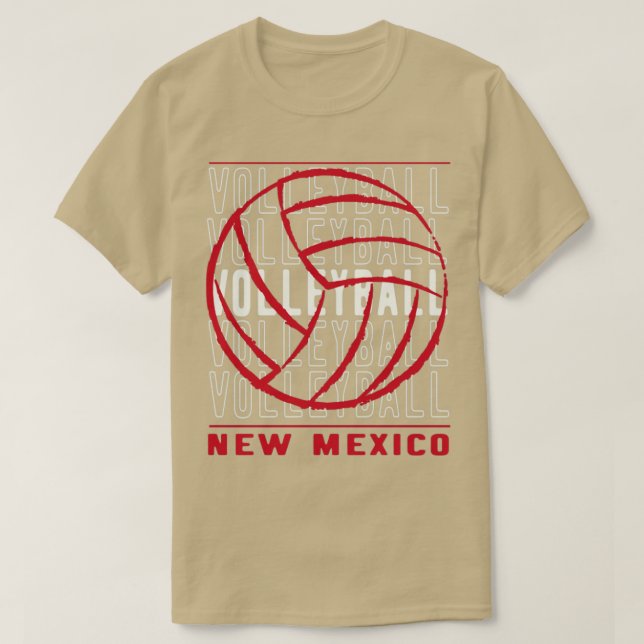 Camiseta Novo México de voleibol (Frente do Design)