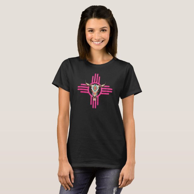 Camiseta Novo México Rosa  (Frente Completa)