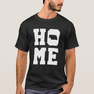 Camiseta Novo Orgulho Doméstico do Mapa do Estado Silhouett