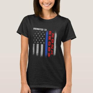 Camiseta Novo Pai 8 da Polícia de Pai pela Primeira Vez