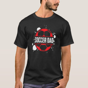 Camiseta Novo Pai Da Primeira Vez A Ser Ball Soccer Pai 2