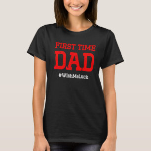 Camiseta Novo Pai Da Primeira Vez A Ser Pai De Desejo