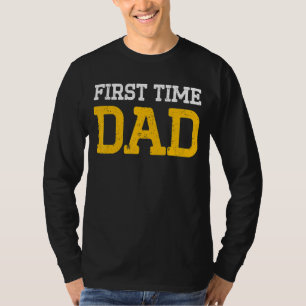 Camiseta Novo Pai Da Primeira Vez Que É Orgulhoso Pai 1