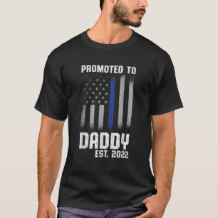 Camiseta Novo Pai de Polícia da Polícia de Pai pela Primeir