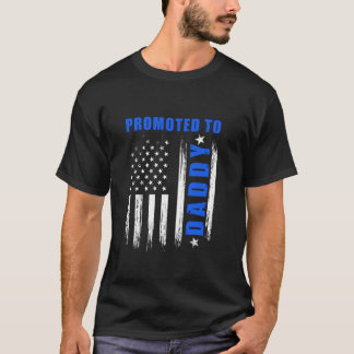 Camiseta Novo Pai de Polícia da Polícia de Pai pela Primeir