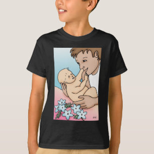 Camiseta Novo Pai e Bebê