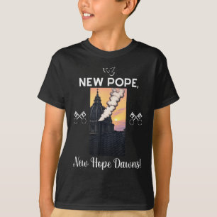 Camiseta Novo Papa Design _ Fé Cristã Vaticano Católica