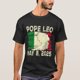 Camiseta Novo Papa Leão Italiano Leo 2025