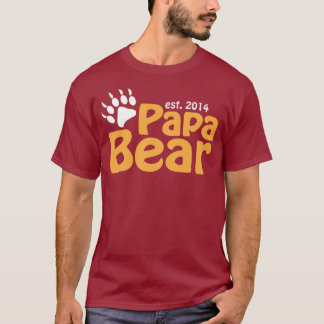 Camiseta Novo papai 2014 do urso da papá