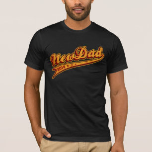 Camiseta Novo papai 2014 encaracolado