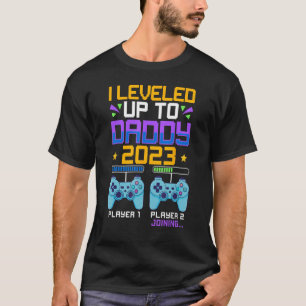 Camiseta Novo papai 2023 Pai para jogos com o novo Pai Baby
