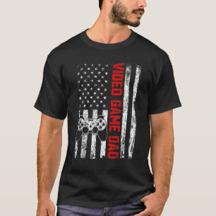 Camiseta Novo papai Da Primeira Vez Do Pai Do Jogo De Vídeo