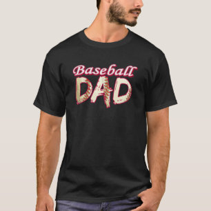 Camiseta Novo papai De Baseball Pai Baseball Família De Pai