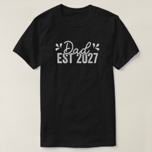 Camiseta Novo papai do pai no final de 2027 para o aniversá
