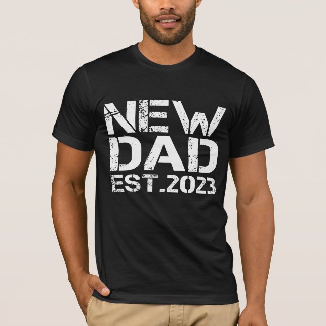 Camiseta Novo papai Est 2023 (Frente)