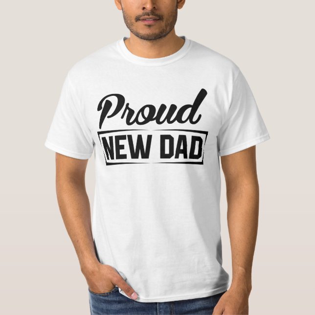 Camiseta Novo papai Orgulhoso (Frente)