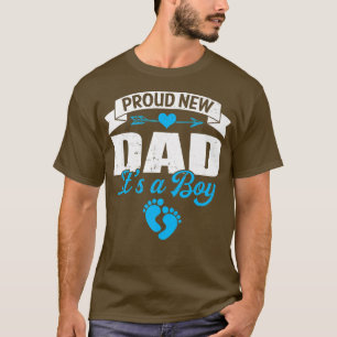 Camiseta Novo papai Orgulhoso da Família Retro É uma Revend