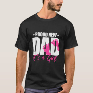 Camiseta Novo papai orgulhoso É Ajustado clássico de moça p