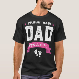 Camiseta Novo papai Orgulhoso É Dia de os pais de Bebê Engr