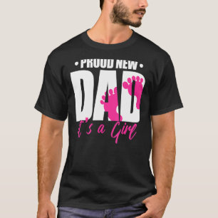 Camiseta Novo papai Orgulhoso É Dia de os pais de Bebê Engr