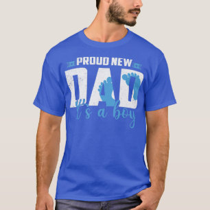 Camiseta Novo papai Orgulhoso É Um Menino Gênero De Gravide