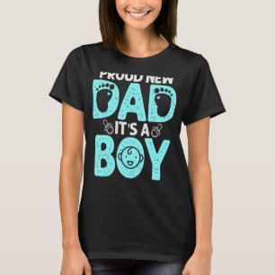 Camiseta Novo papai Orgulhoso para o Dia de os pais dos Hom