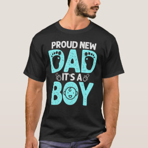 Camiseta Novo papai Orgulhoso para o Dia de os pais dos Hom