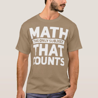 Camiseta Novo Presente do Professor de Matemática
