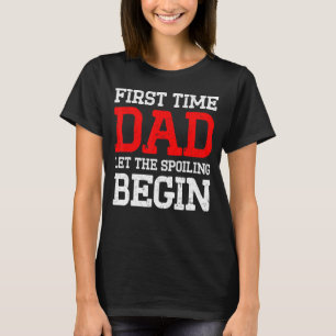 Camiseta Novo primeiro Pai a ser iniciado Pai