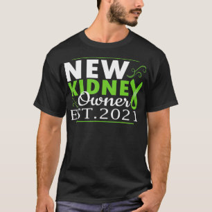 Camiseta Novo Proprietário do Rim 2021 Orgão de Transplan