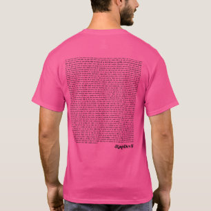 CAMISETA NOVO! T-SHIRT DE PREOCUPAÇÃO DE TENDÊNCIA ・ S
