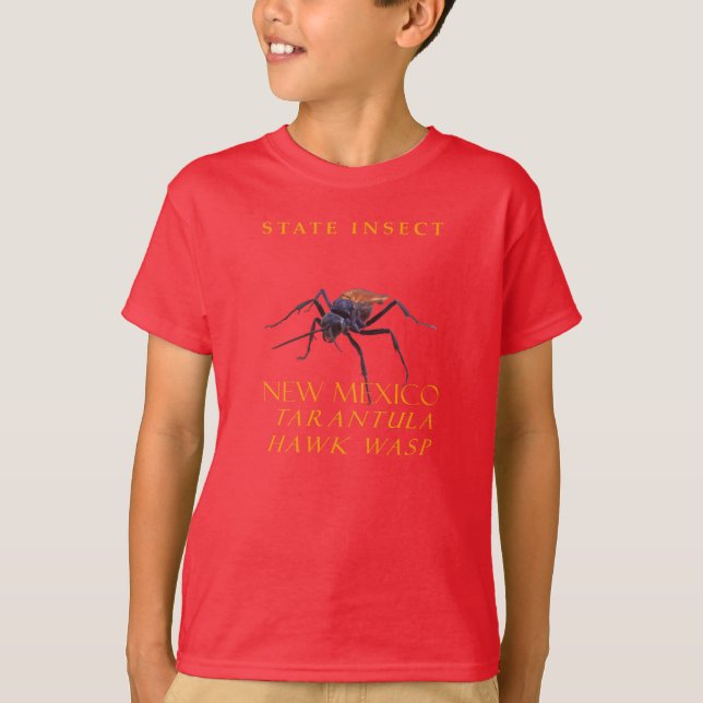 Camiseta Novo Território do México Inseto Tarantula Hawk Wa (Frente)