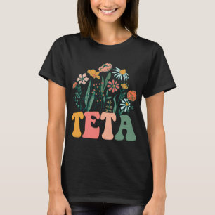 Camiseta Novo Teta Wildflower Primeiro Aniversário & Ex